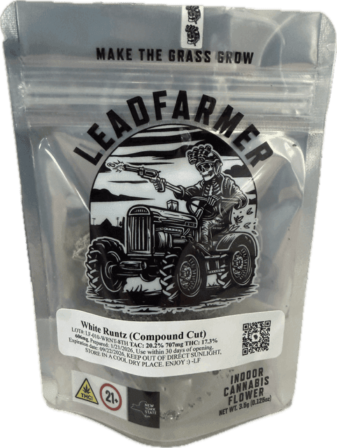 LEADFARMER | White Runtz | 3.5g Flower (Hybrid)