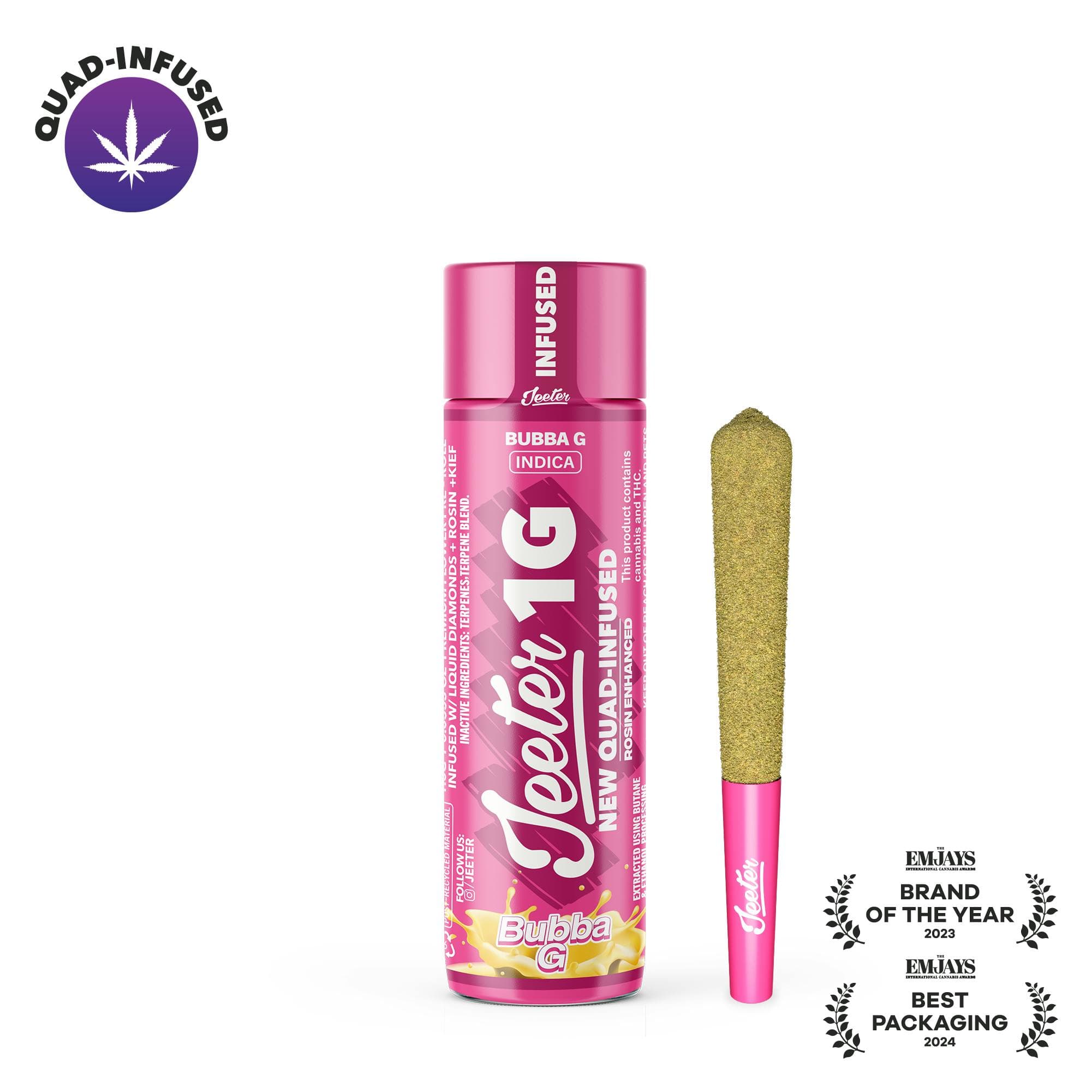 Bubba G Quad-Infused Jeeter Joint | 1g