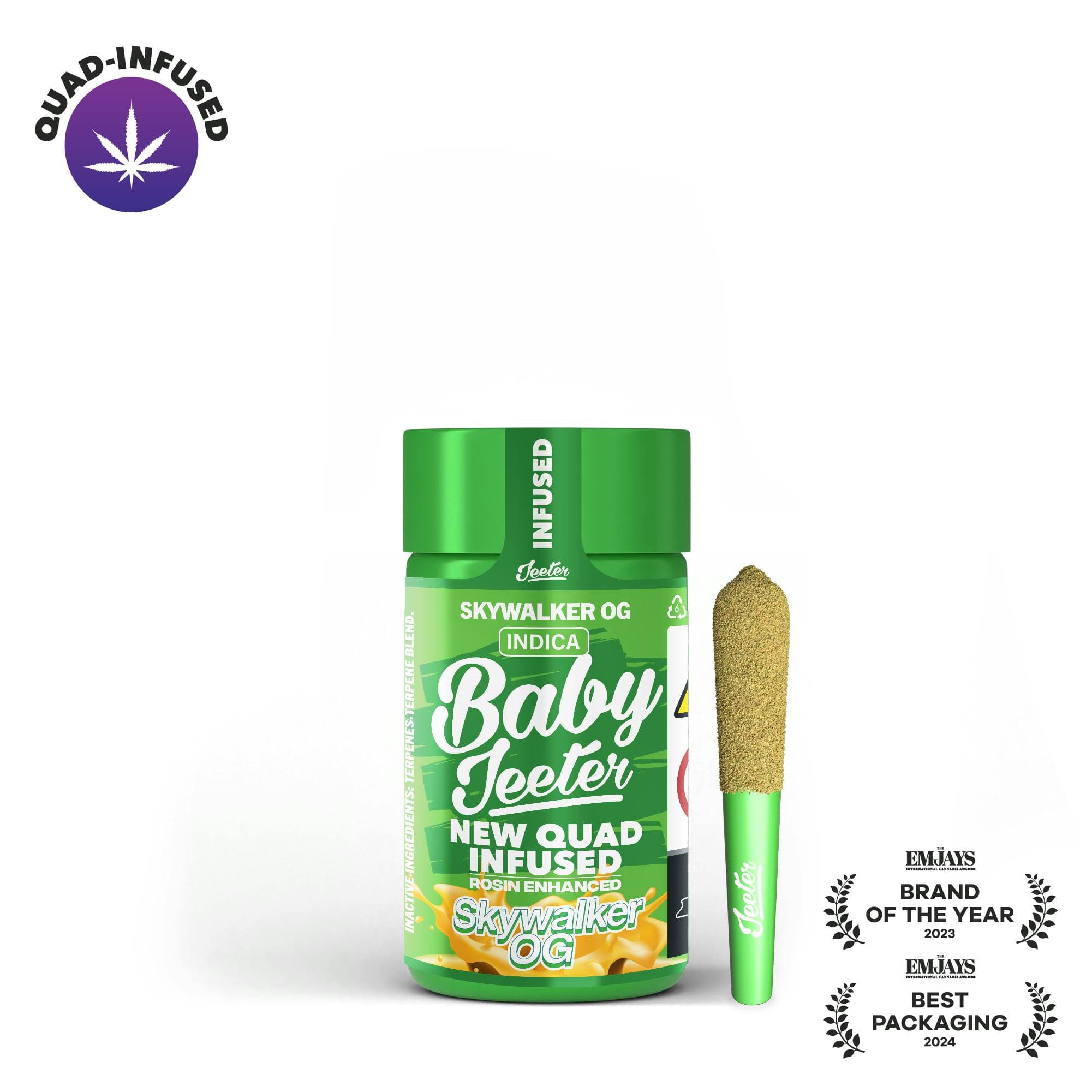 Skywalker OG Quad-Infused Baby Jeeter 5-pack | 2.5g