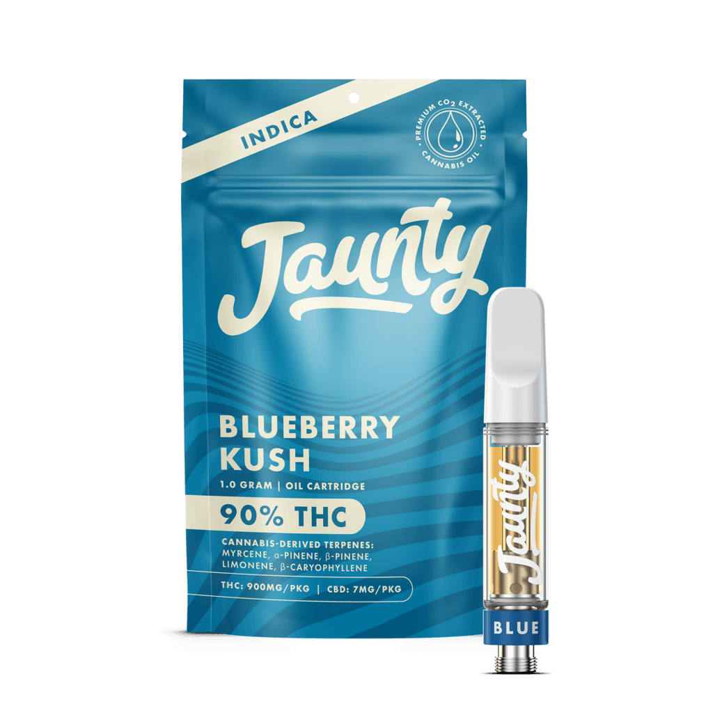 Jaunty | Blueberry Kush | 1g 510 Cart (Indica)