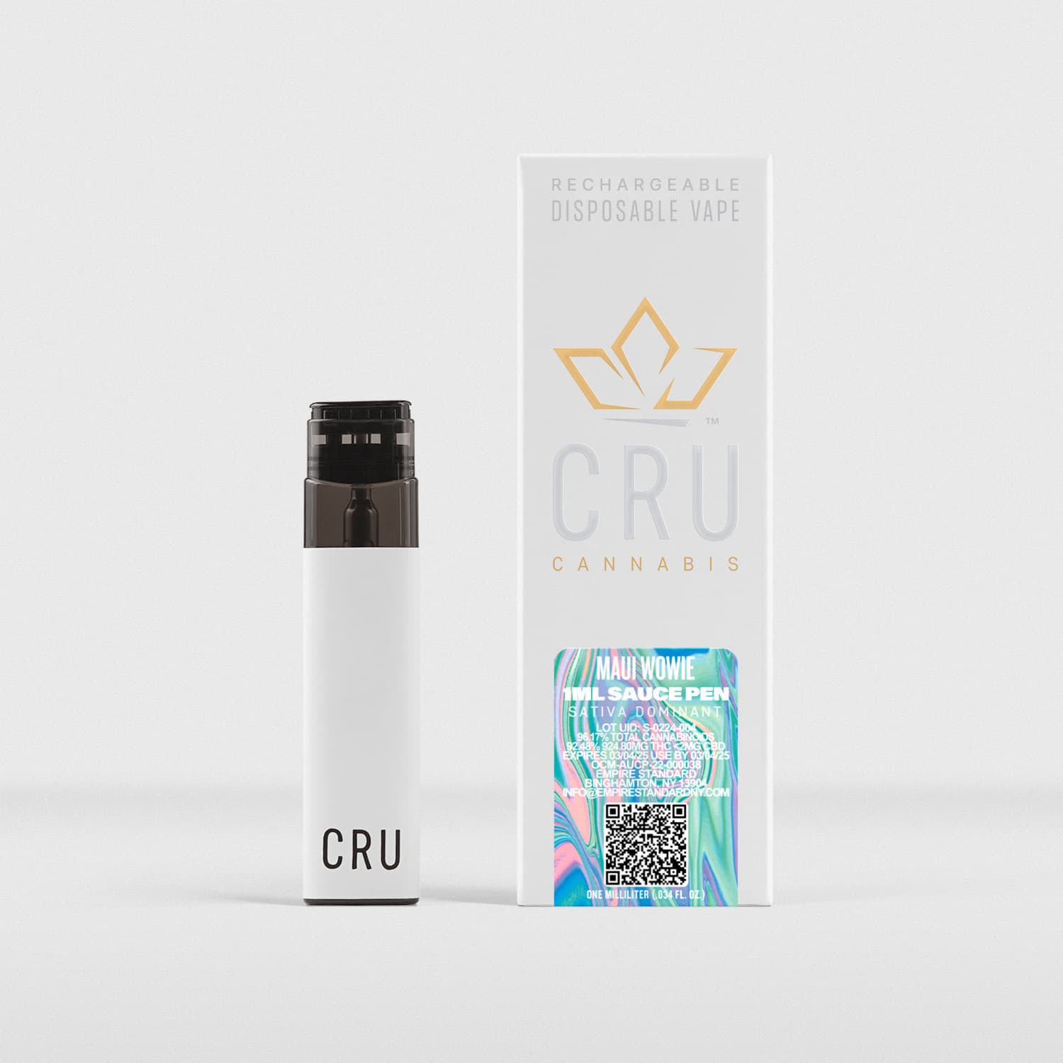 CRU | Maui Wowie | 1g Sauce All-in-One Vape (Sativa)