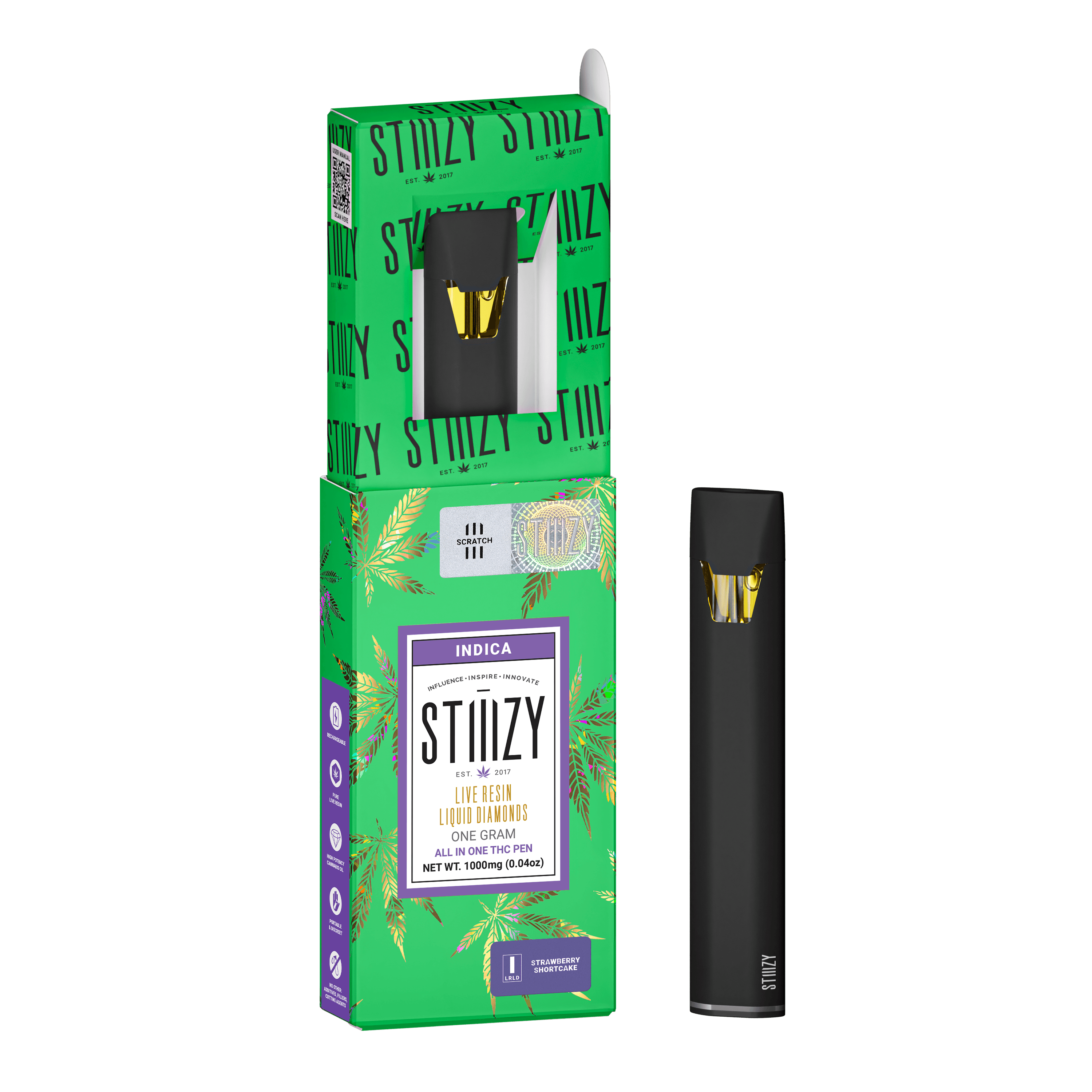 STIIIZY | Strawberry Shortcake | 1g Liquid Diamond AIO