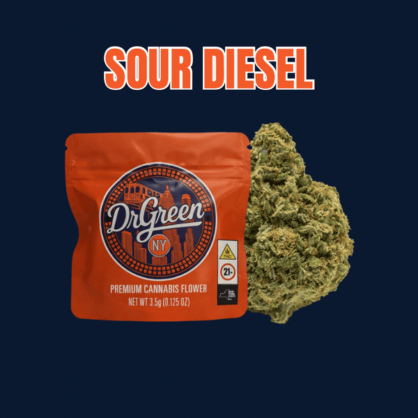 Dr Green | Sour Diesel | 3.5g Flower (Sativa)