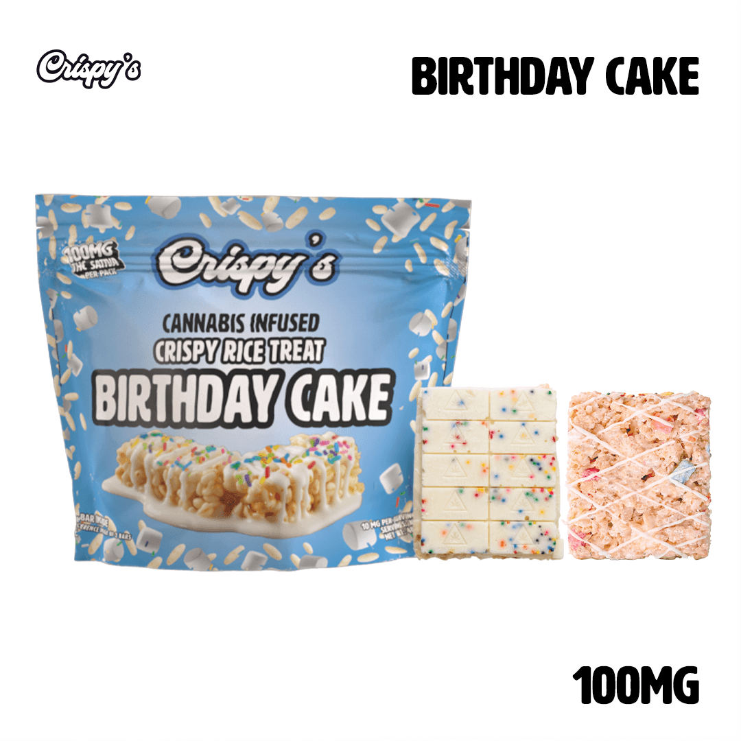 Crispy's | Birthday Cake | 100mg Edible
