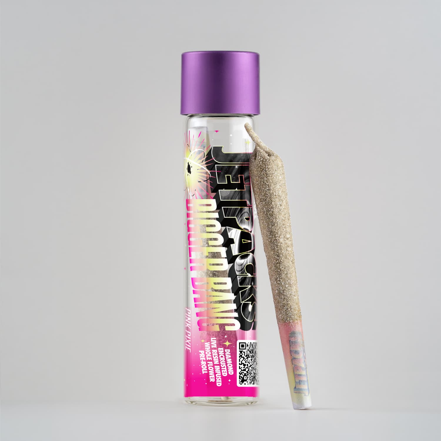 Jetpacks | Pink Pixie | 1g Bigger Bang Diamond Infused Pre-Roll