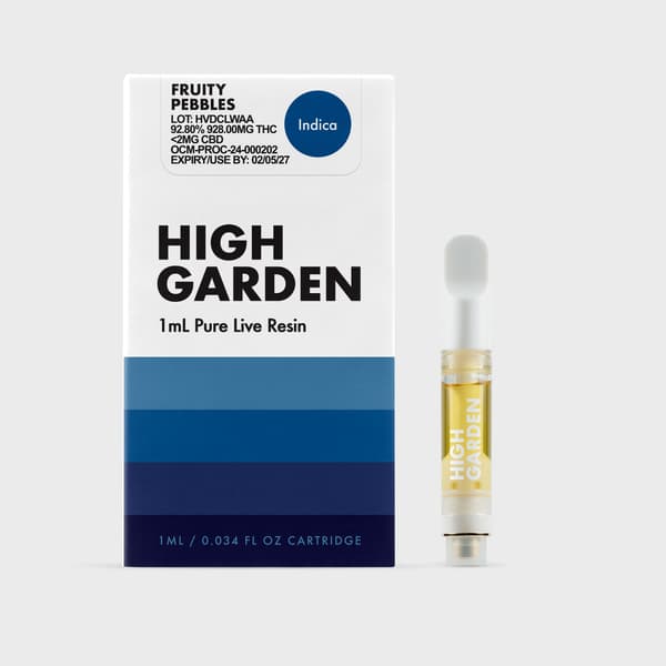 High Garden | Fruity Pebbles | 1g Live Resin Vape Cart