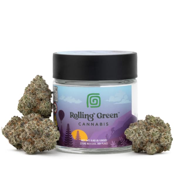 Rolling Green | Oreoz | 3.5g Flower (Indica-Hybrid)