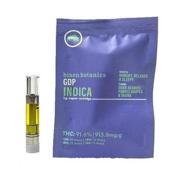bison botanics | GDP | 1g Vape Cartridge