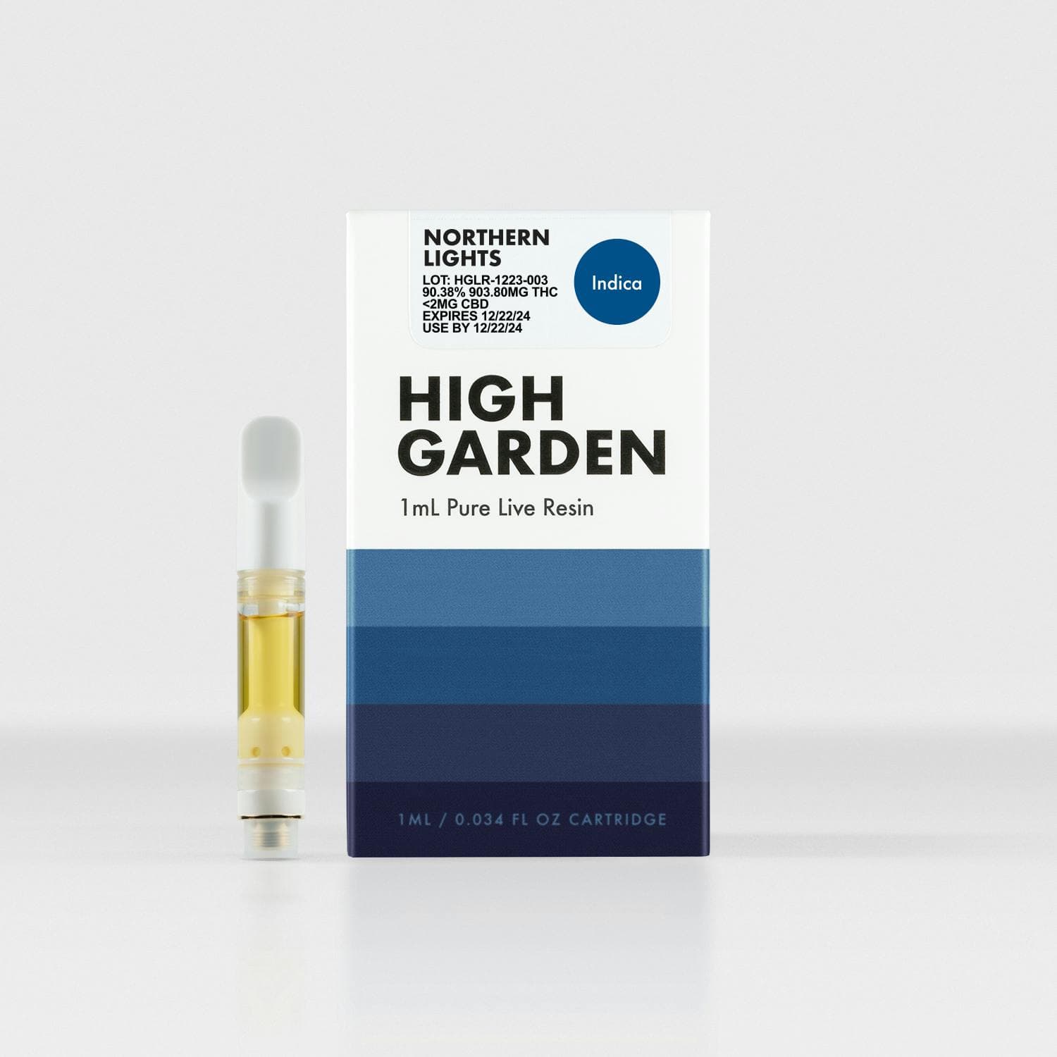 High Garden | Northern Lights | 1g Live Resin Vape Cart