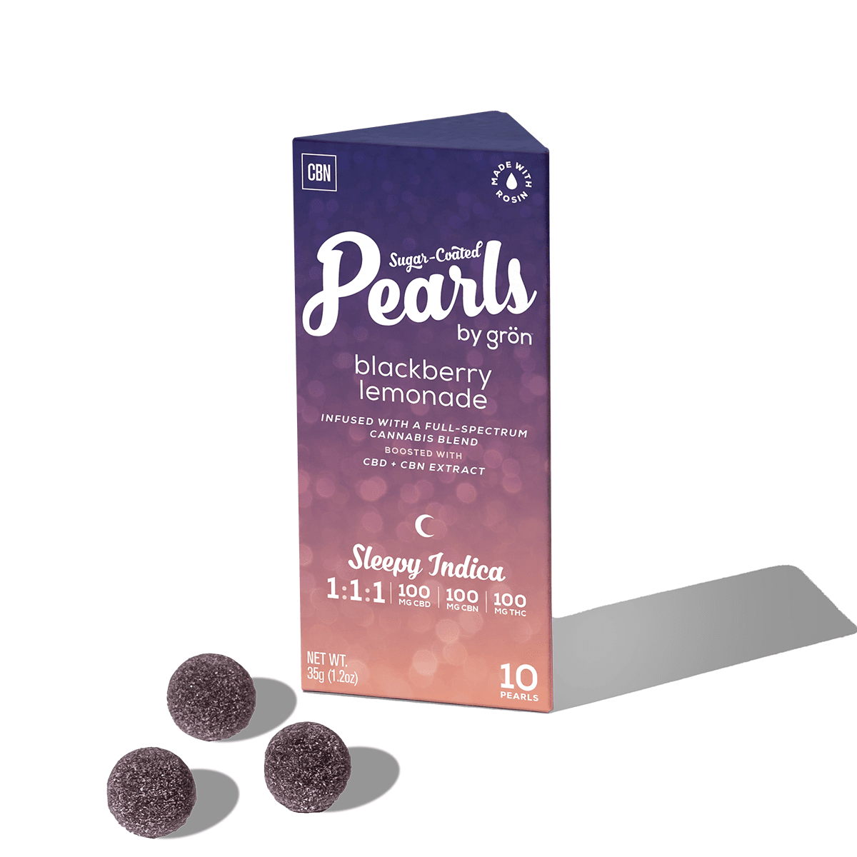 Pearls | Blackberry Lemonade | 100mg Gummies 1:1:1  (Sleepy Indica)