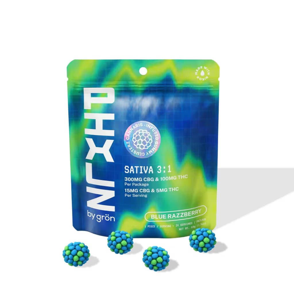 PIXLZ | Blue Razzberry 3:1 CBG/THC | 5mg Gummies 20pk