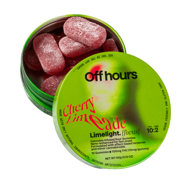 Off Hours | Limelight Cherry Limeade | 10pk 100mg Gummies