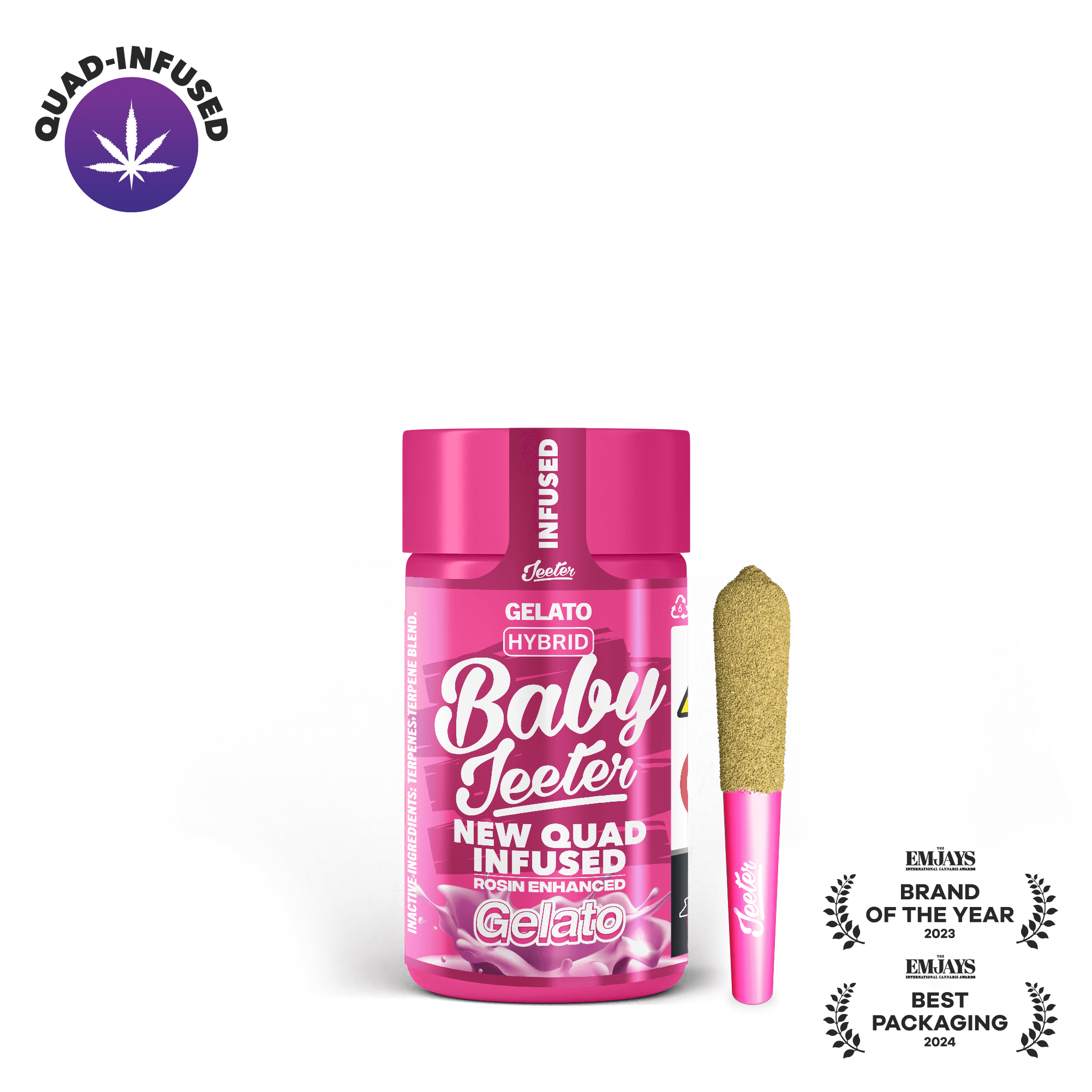 Baby Jeeter | Gelato | .5g Infused Pre-Roll 5pk