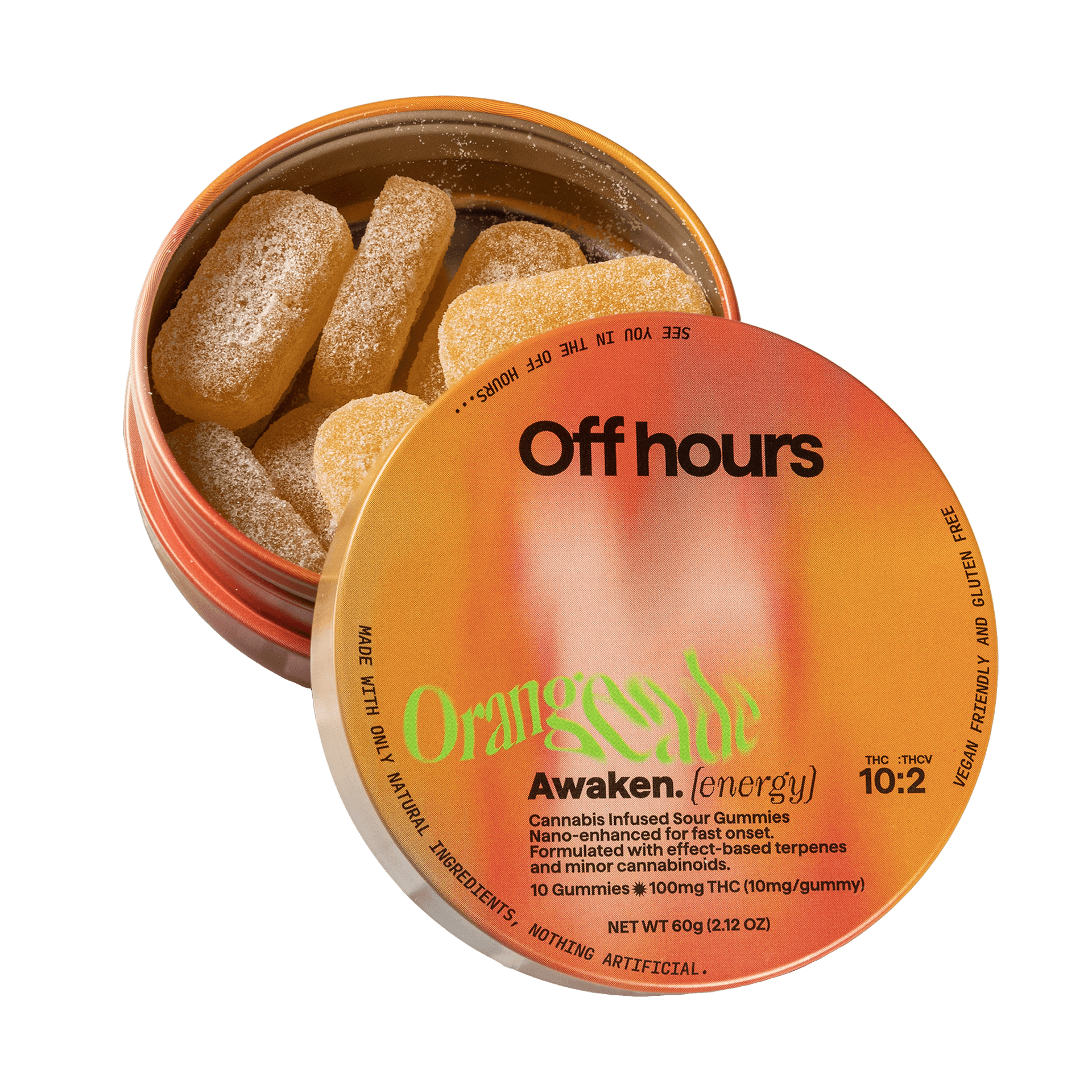 Off Hours | Awaken Orangeade | 10pk 100mg Gummies