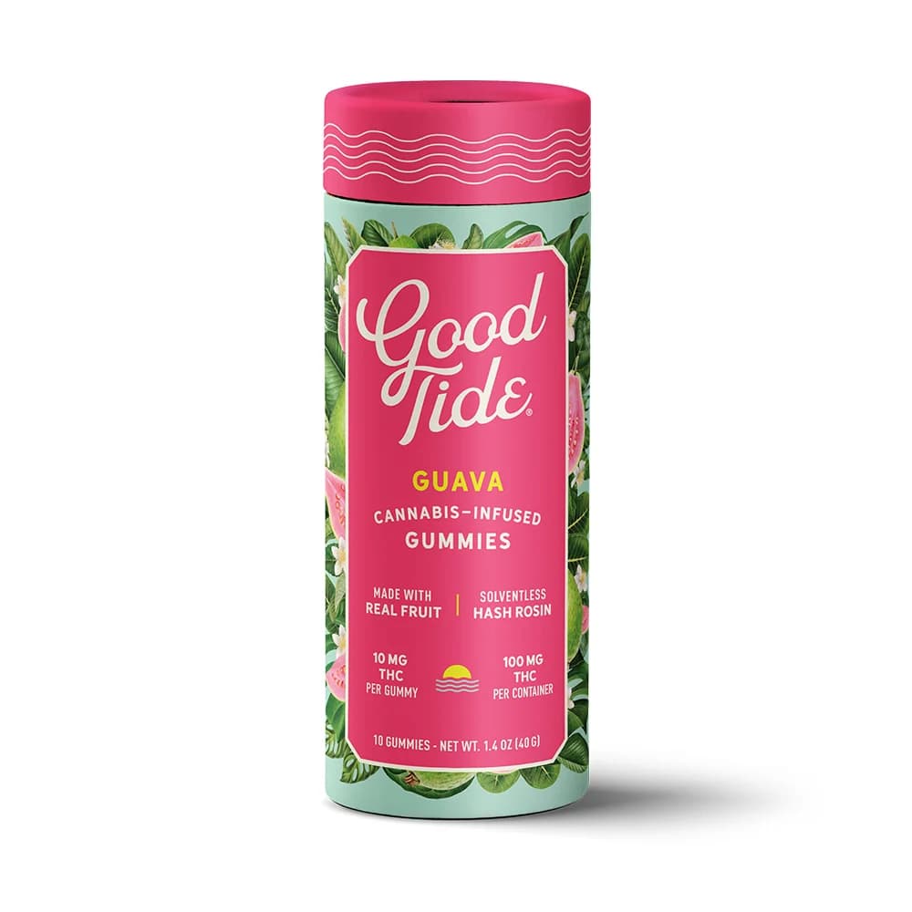 Good Tide | Guava / Balanced | 10mg Live Rosin Gummies  10pk