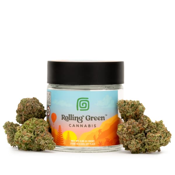 Rolling Green | Wrank | 3.5g Flower (Indica-Hybrid)