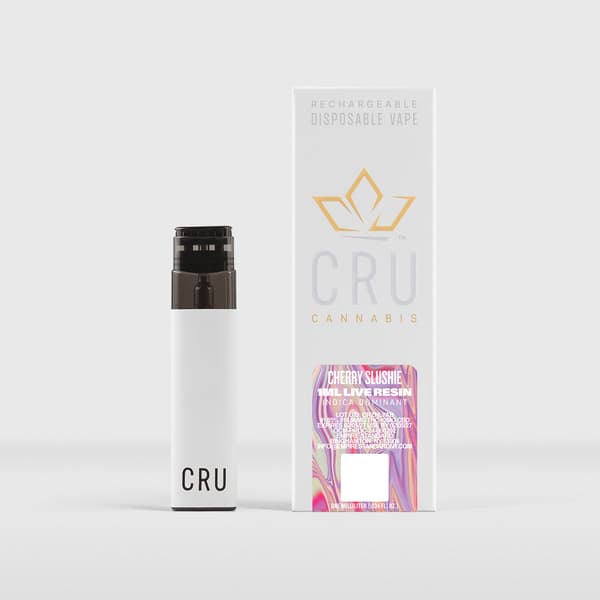 CRU | Cherry Slushie | 1g Sauce All-in-One Vape (Indica)