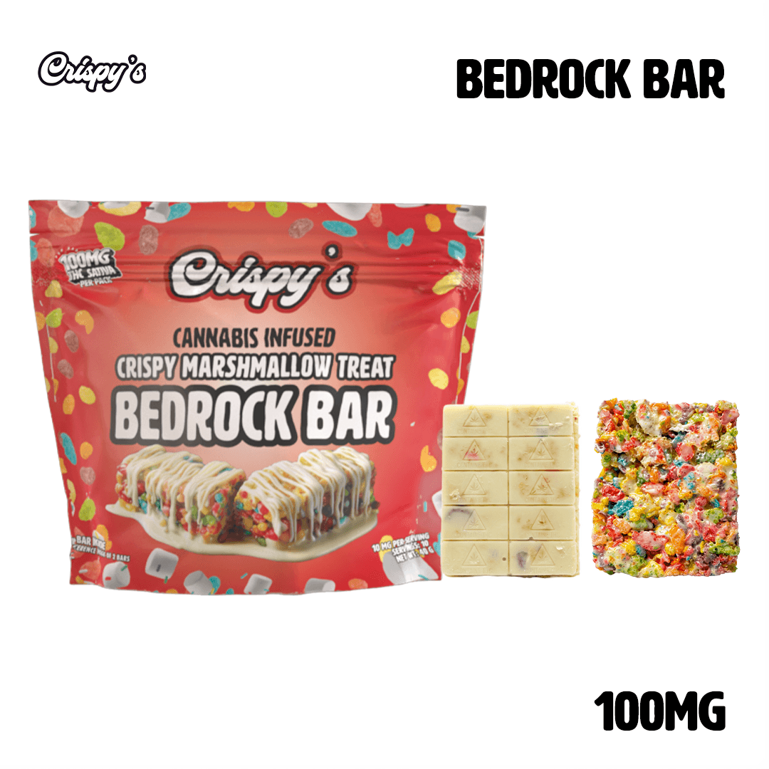 Crispy's | Bedrock Bar | 100mg Edible