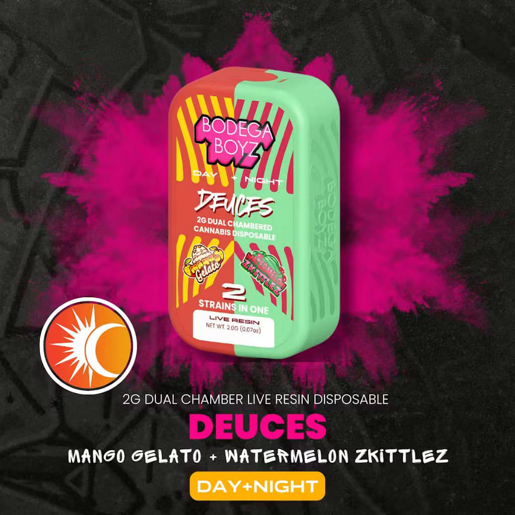 Bodega Boyz | Mango Gelato x Watermelon Zkittles | 2g Live Resin AIO Vape